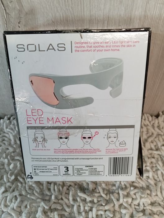 Maska na oczy LED Solas