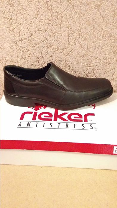 Туфли мужские RIEKER из натуральной кожи.