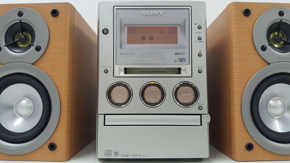 Mini wieża Sony CMT-M100 MD  Minidisc  CD AUX