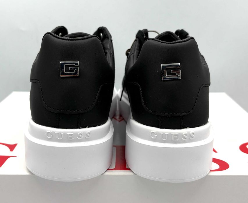 ‼️Nowe oryginalne sneakersy trampki GUESS Ivee czarne 38 AZ 266 skóra