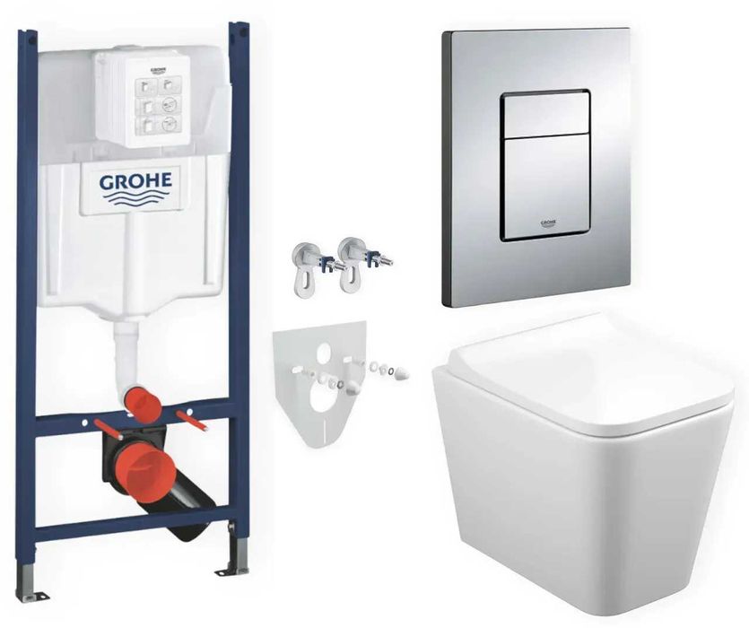 Grohe Rapid SL комплект 4-в-1+Skate Cosmopolitan 38772001+унітаз KP