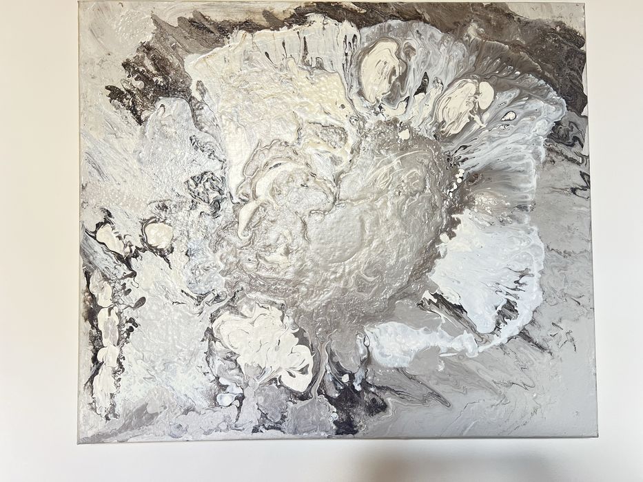 Tela acrilica abstrata 60*70cm