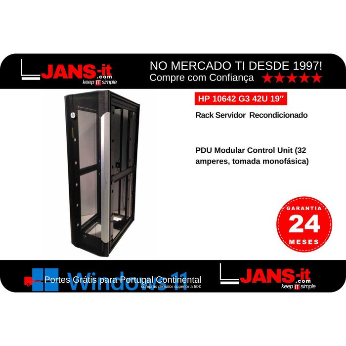 Rack Servidor HP 10642 G3 42U 19″