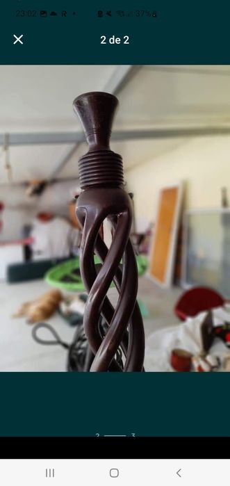 Candeeiro  pau preto