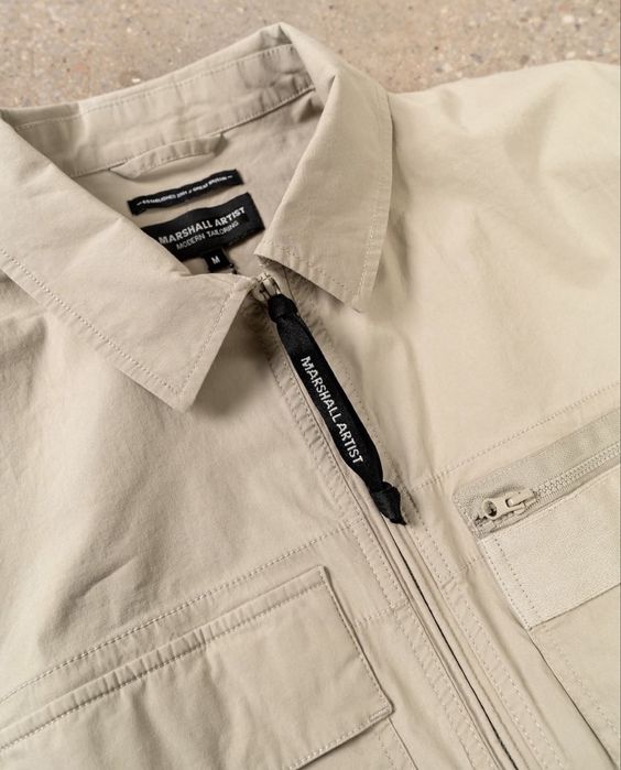 Куртка Marshall Artist Vanguard Overshirt Stone | Оригінал
