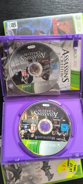 Devil may cry 4/Batman Arkham city/Assassin's Creed 4 black flag Xbox 360