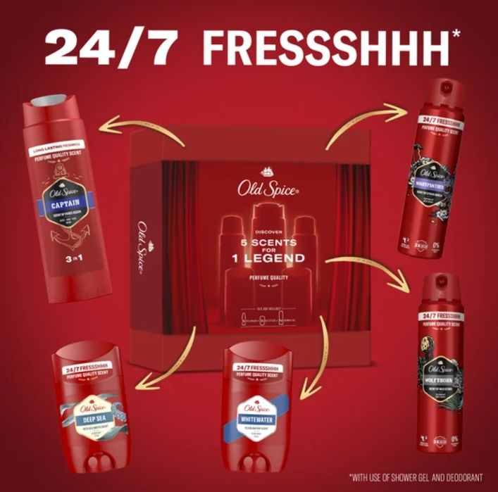 Old Spice Discovery Box, zestaw upominkowy dla mężczyzn, prezent