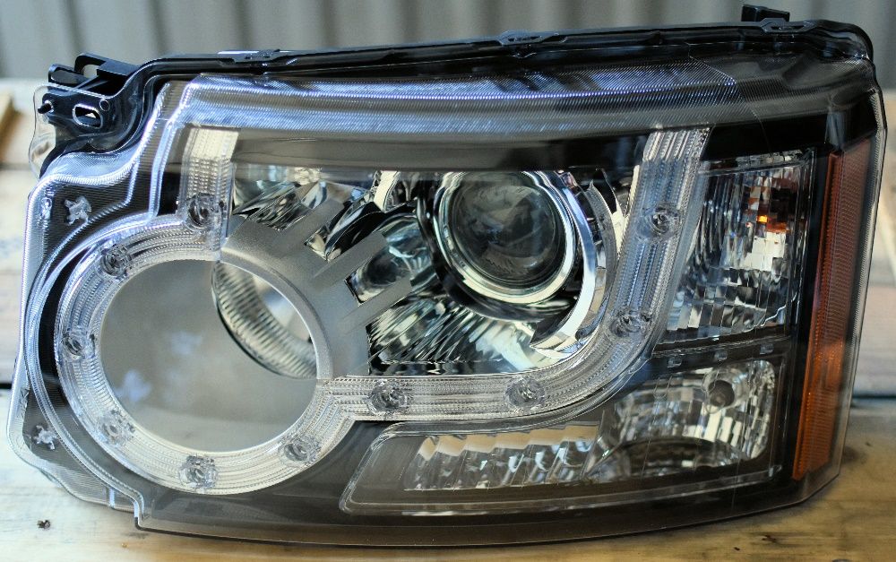 Lampy przód soczewka Land Rover Discovery 4 komplet