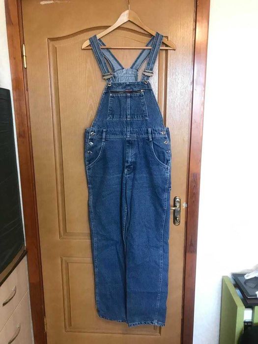 Комбінезон джинсовий для вагітної жінки