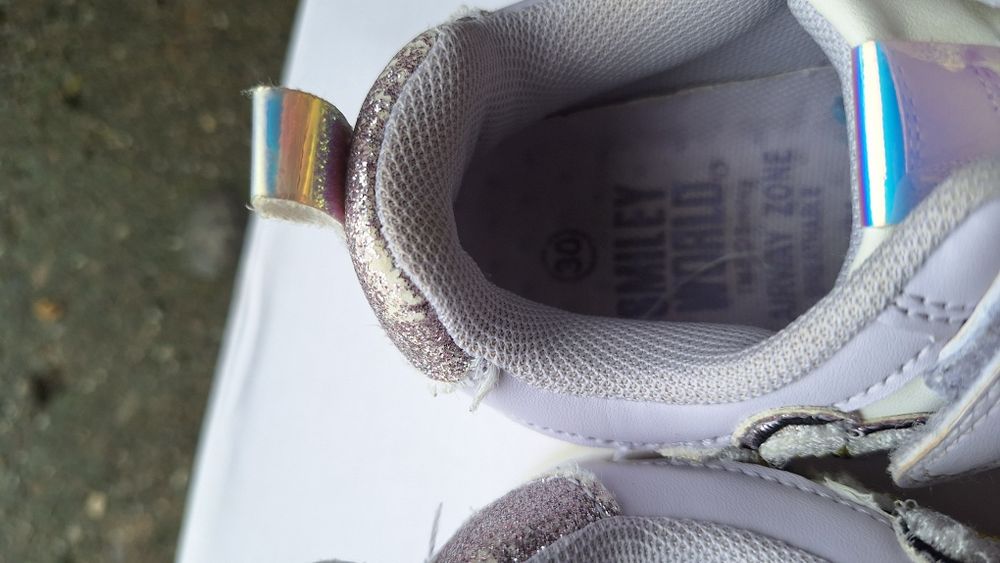 Buty adidaski dziewczece liliowe smiley coolclub 30