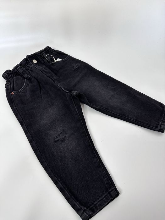 РОЗПРОДАЖ Чорні джинси Zara 92,98,110 розмір