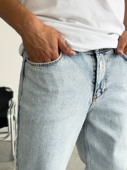 Джинси чоловічі банани mom мом штани Джинсы мужские slim fit jeans L