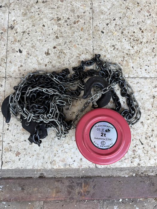 Wciągnik łańcuchowy ręczny 2t Niemcy łańcuch hak