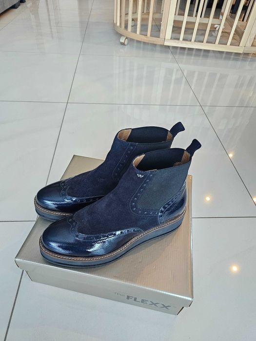 Buty Wojas Nowe Botki Skóra