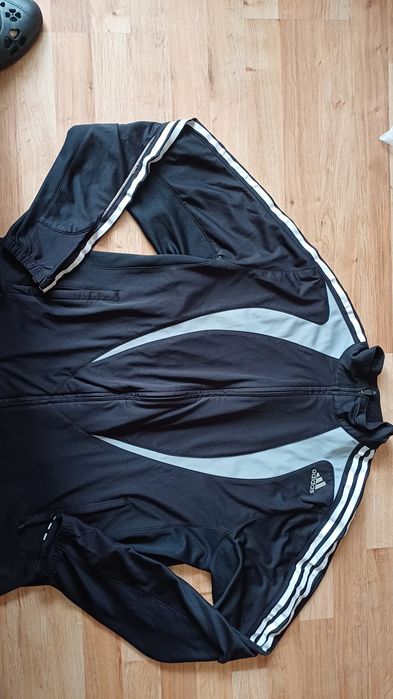 Kurtka męska bluza Czarna Adidas na zamek rozmiar XL