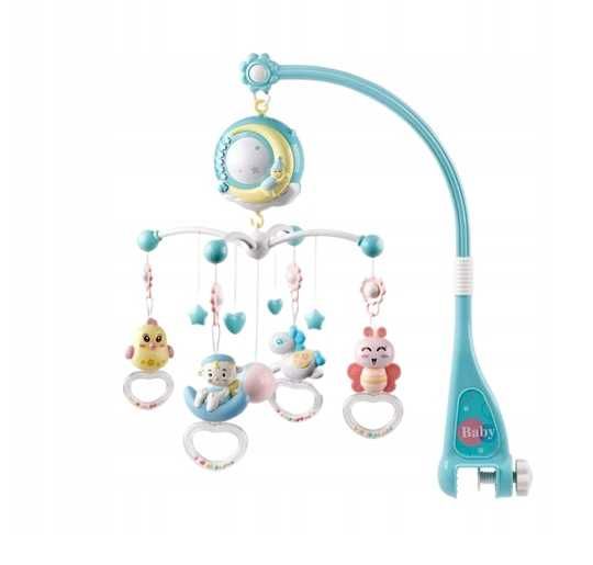 Karuzela z grzechotkami PRINCE BABY CRIB MOBILE 6M