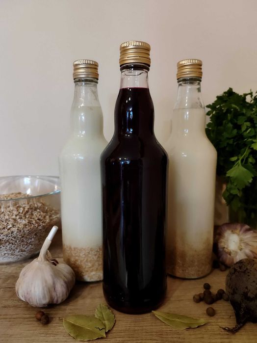 Naturalny zakwas z buraków do picia i na barszcz 3x500 ml