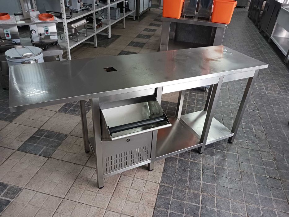 ACM1664 - Bancada de Apoio Inox de 1,9m - Usada