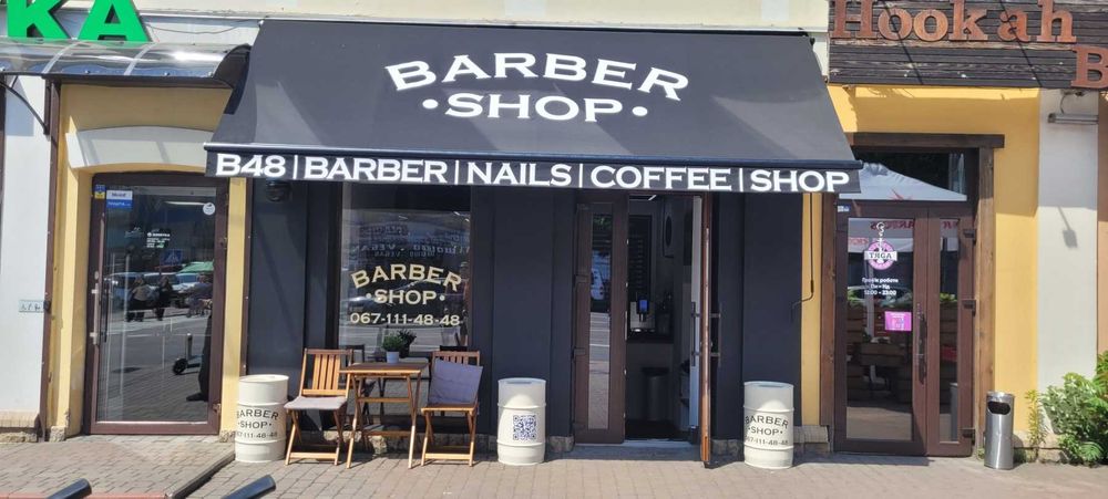 Заміна тканини на маркізі /Брендування тентів