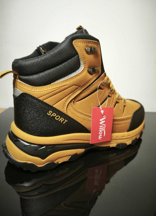 Zimowe wysokie buty męskie nowe mocne Okazja 43