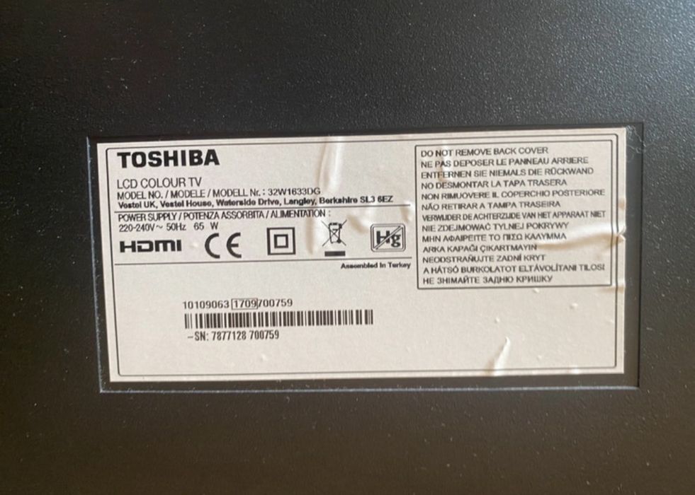 Televisao LCD Toshiba