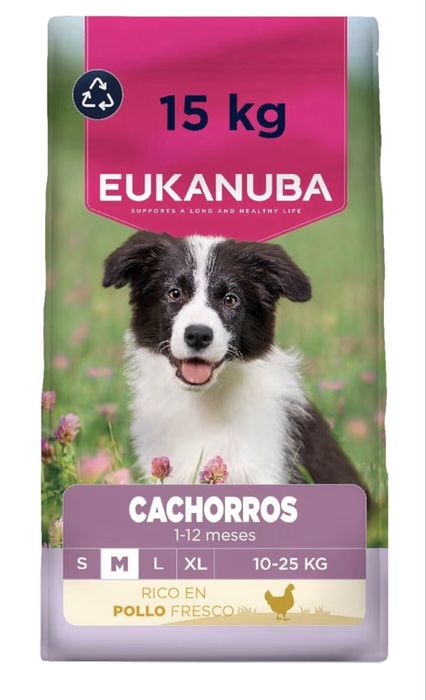 Ração Eukanuba para cachorro 15 kg