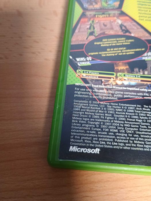 Midway Arcade Treasures 2 XBOX angielska komplet