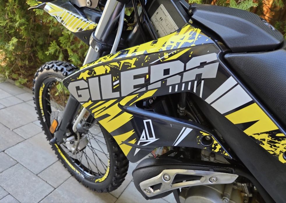 Gilera rcr 50 enduro homologacja zarejestrowany