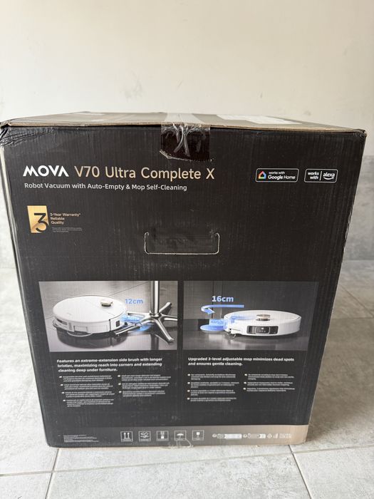 Робот пилосос MOVA V70 Ultra Complete X White