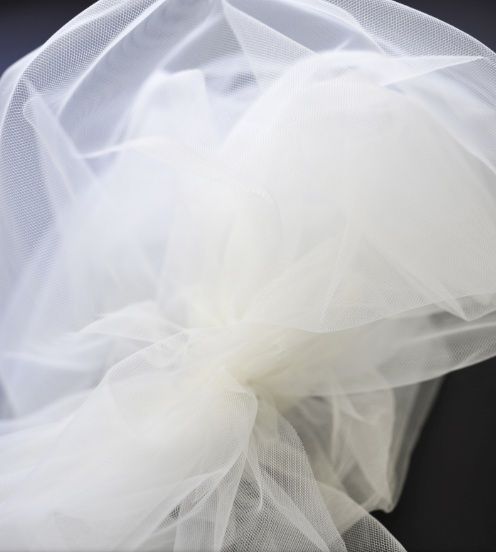 TIUL SUKIENKOWY delikatny drobny ecru