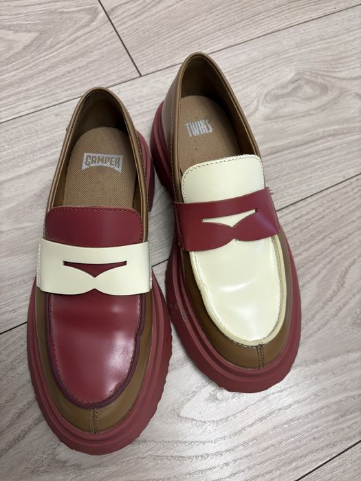 Ультра стильові лофери фірмові шкіряні Camper серіі Twins 36