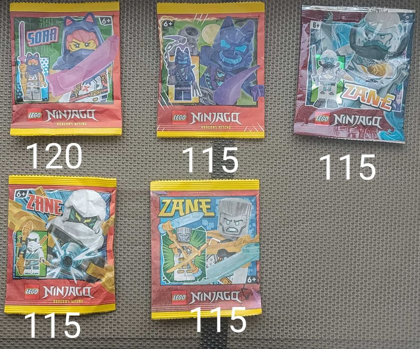 Нові запаковані LEGO Мініфігурки та набори