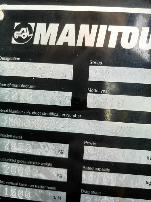 Manitou mlt 741-140 V+