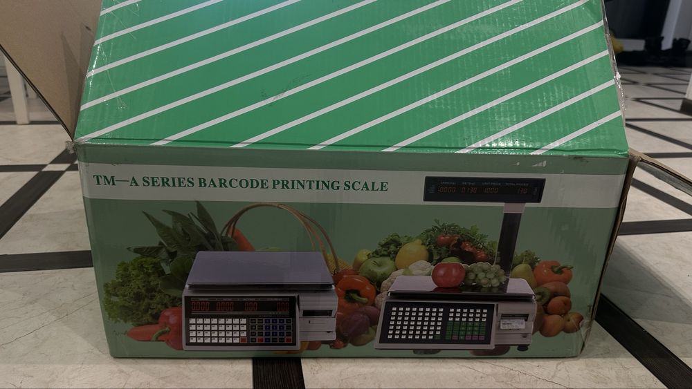 Ваги з друком етикетки