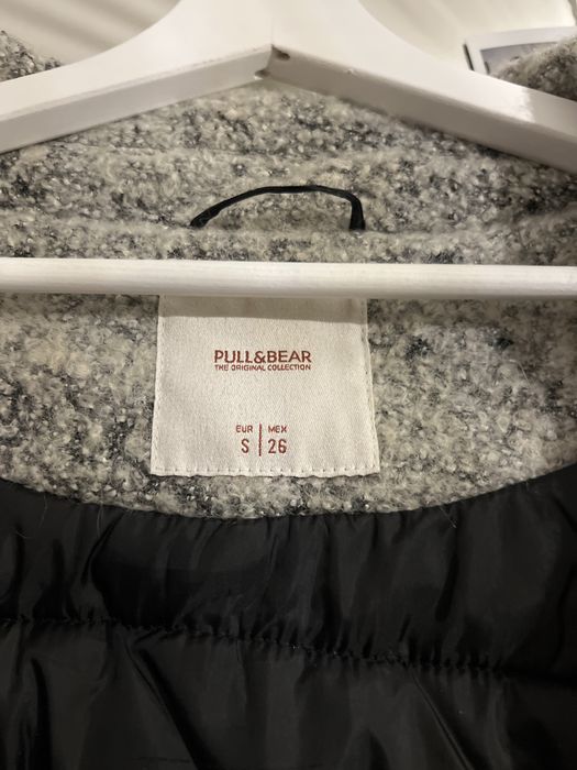 Płaszcz z wełną Pull&Bear
