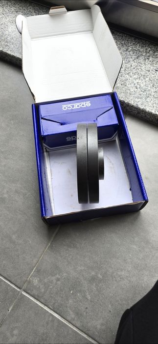 Jogo de 4 Espaçadores Sparco 4x98 (2x 13mm + 2x 20mm) c/ Pernos - Grupo Fiat