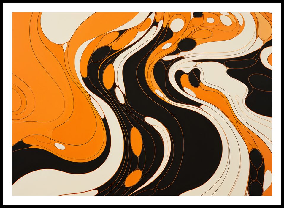Plakat 84,1x59,4cm Tańczący Atrament