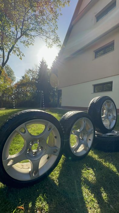 Koła zimowe 16” 5x100 – opony 1 sezon, duży bieżnik, stan idealny