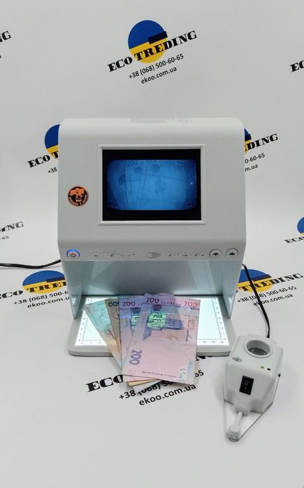 Детектор валют для перевірки грошей Спектр Відео Євро ІК УФ + О.М.