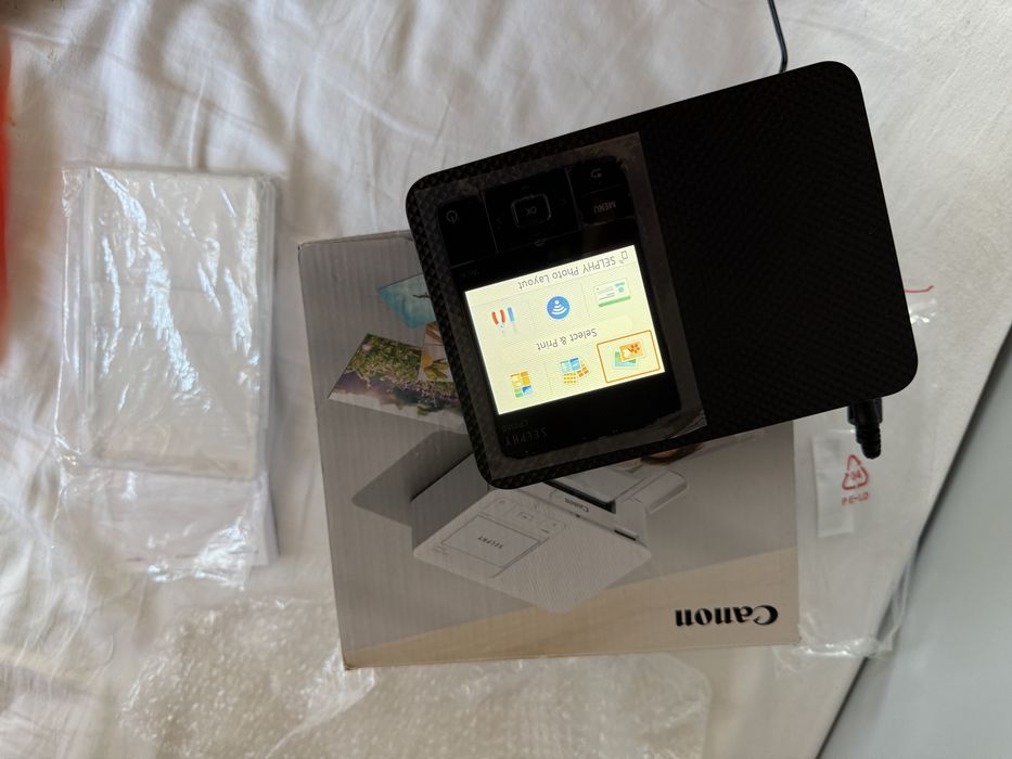 Drukarka  do zdjec canon selphy cp1500 czarna jak nowa