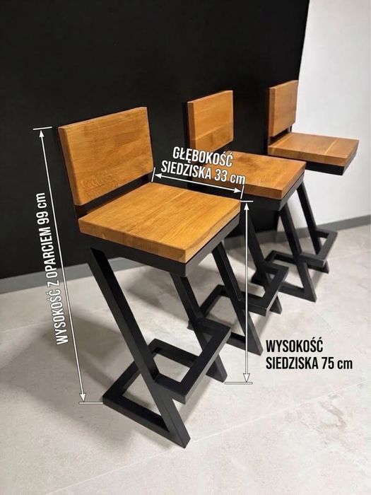 Hockery do kuchni, wyspy, rękodzieło