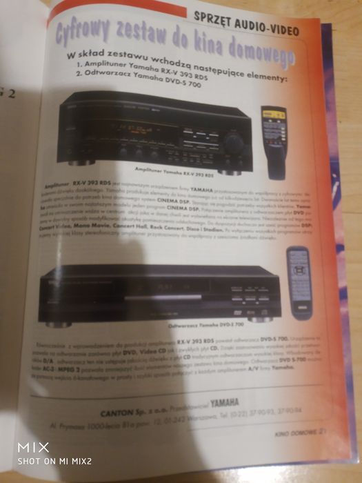 Pismo kino domowe 5/6 1998 rok Grundig Yamaha