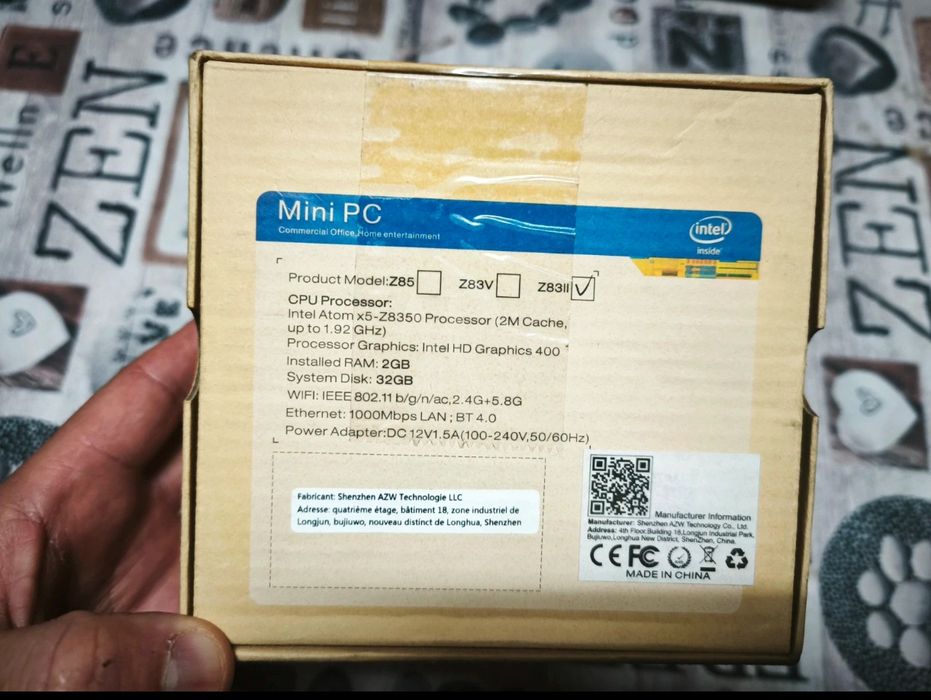 Mini PC z83ii Intel