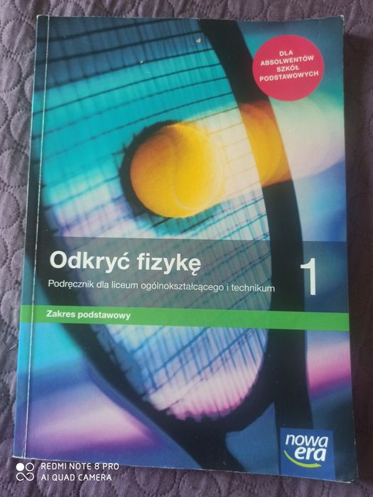 Odkryć fizykę zakres podstawowy klasa 1