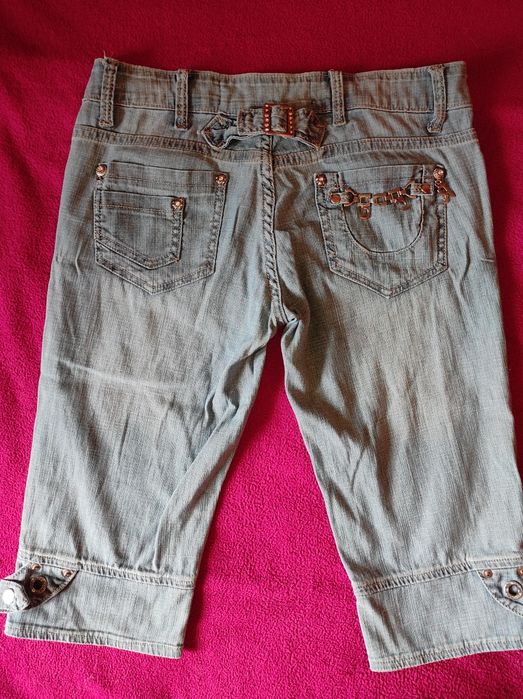 Бриджи джинсовые (капри)