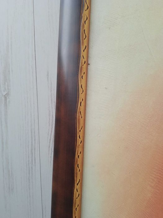 Картина на коже буйвола. Эфиопия.