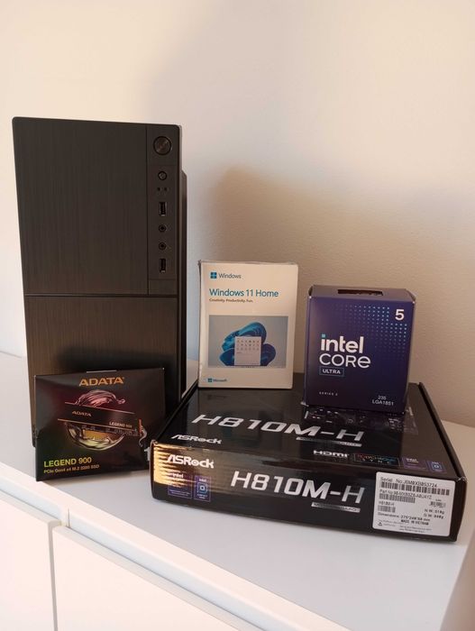 Nowy Komputer Intel Core Ultra 5 235 (jak Ryzen 7 9700X), 16GB DDR5, 1TB NVMe, 500W (80 Plus)
