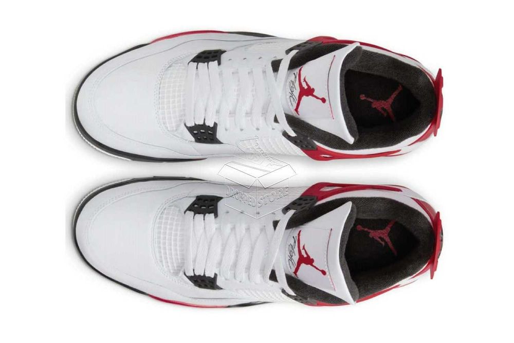 Nike AIR JORDAN 4 Red Cement – Buty | DH6927–161