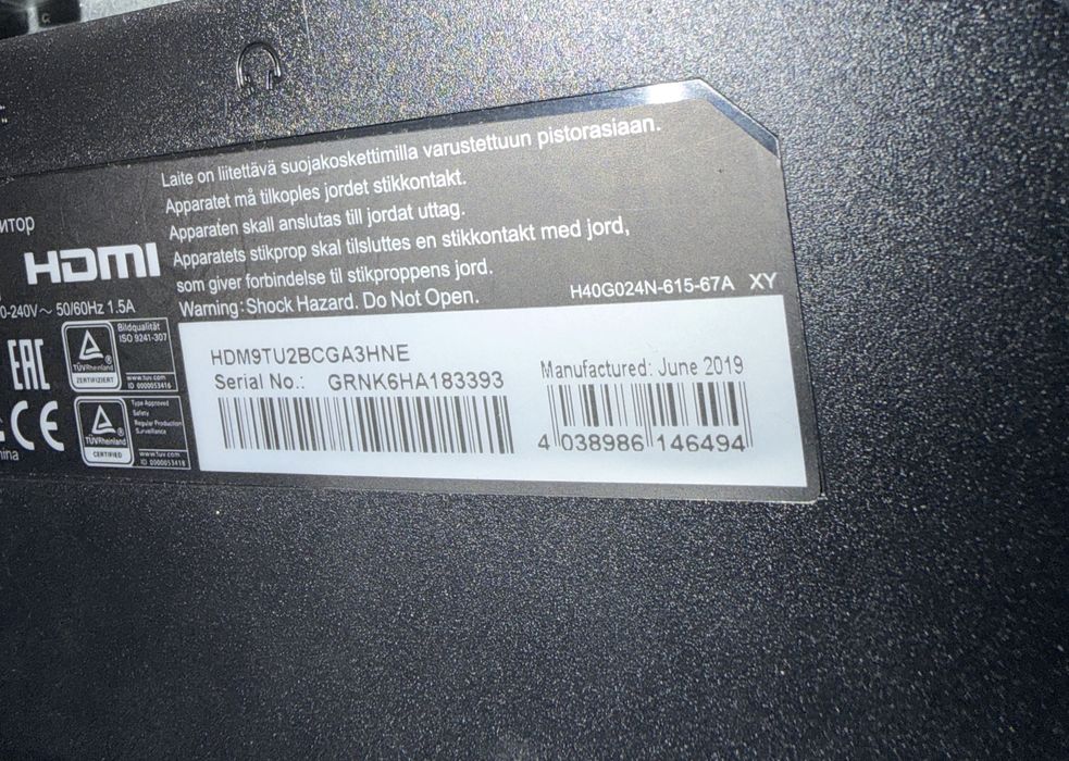 Monitor gamming curvo AOC 24G1