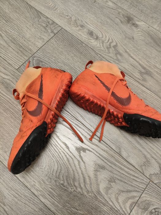 Сороко ніжки Nike Mercurial! Стелька 24см, ( помаранчеві).